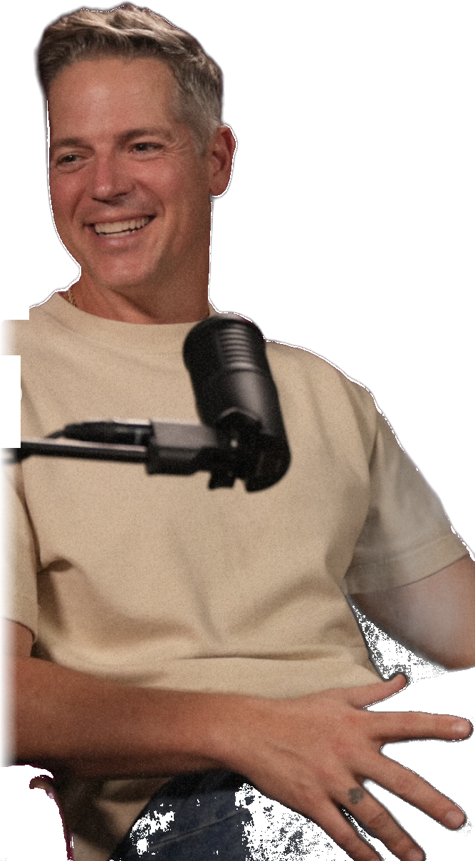 Jason Kennedy on the Pop Exchange Show set
